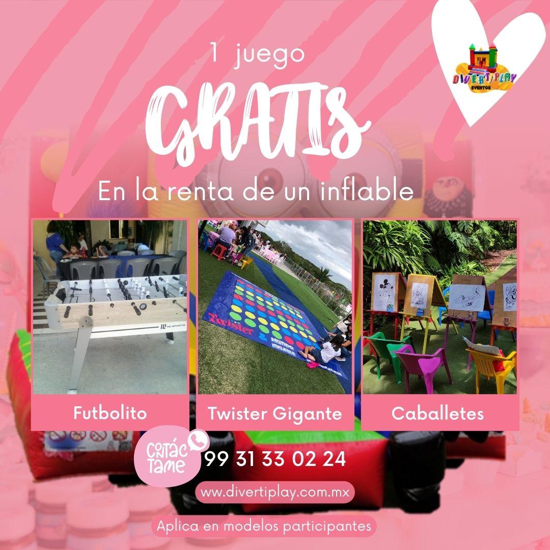 InflablesDp's tweet photo. Con mucho amor!!!
Descuento y Cortesías en la renta de 1 inflable. Aparta el tuyo 🫵🏻 https://t.co/Xpzb1ak6H2