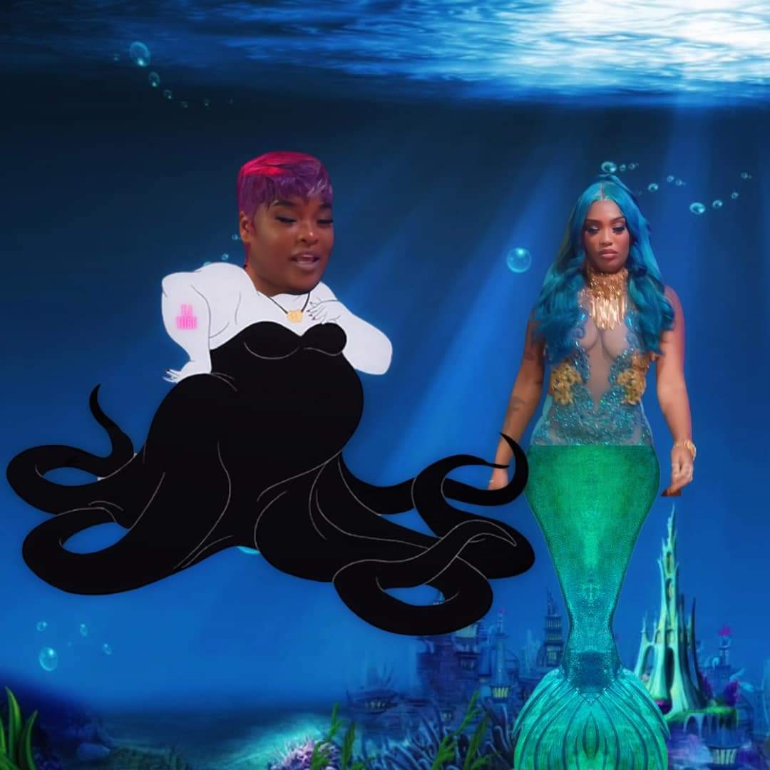 bgctea2020's tweet photo. Telling your kids this is Ursula and The Little mermaid is crazy 🤣🤣 https://t.co/0LN5uTH29q