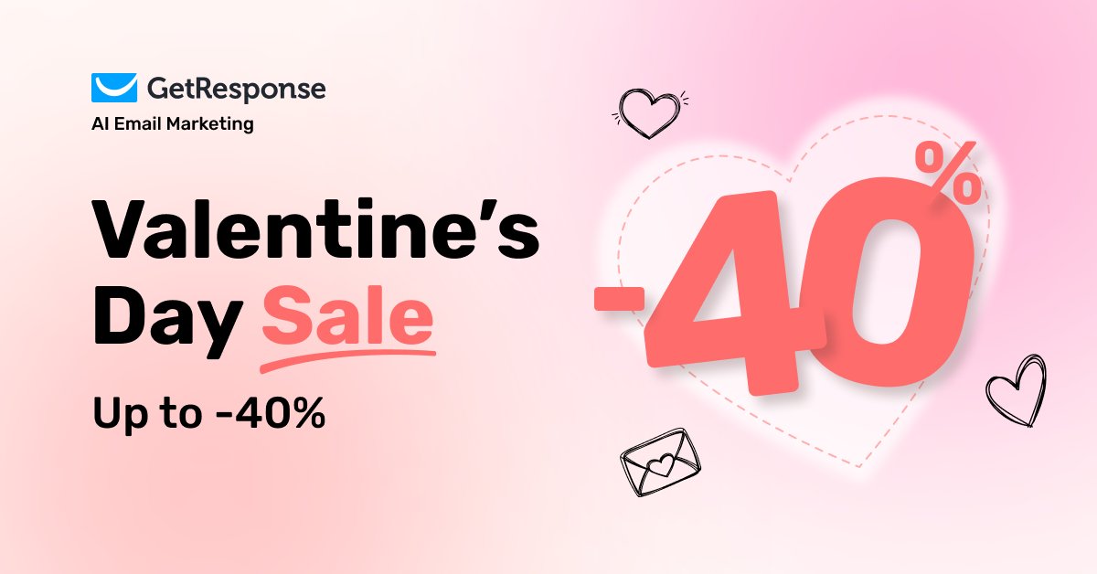 On this ValentineDay start your E-mail marketing career with GetResponse 
getresponse.com/?ab=JHTcwjVVWf
#GetResponse #emailmarketing
