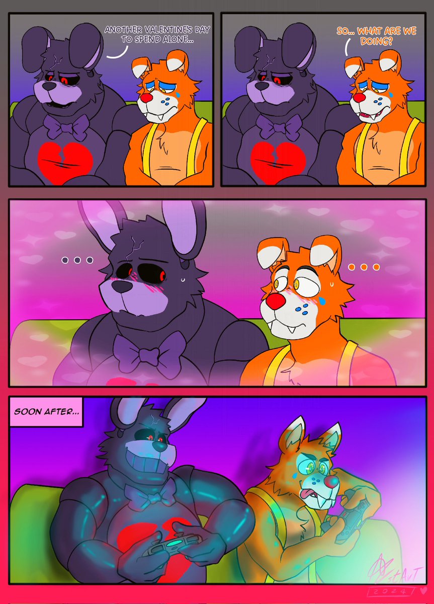stArT16566151's tweet photo. Happy Saint Valentin!! 🫶💕✨

#SaintValentin2024 #FNAF #FiveNightsAtFreddys #BlackHeartBonnie #CircusFoxy https://t.co/LsWopOZxSj