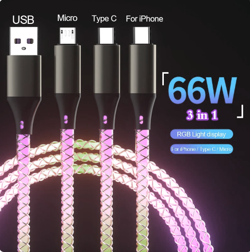 abdul_alim82746's tweet image. USB Type C Fast Charging Cable SnapRGB Light Charging Cable iPhone Xiaomi Samsung Car 66W 3 in 1 Fast Charging Cable
👉alim7731.blogspot.com/2024/02/rgb-li…
#ChargingCable #FastChargingCable