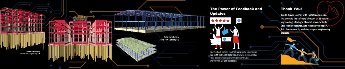 ProtaSoftware's tweet image. 🏗️ Celebrating Tunde Ajayi's 20+ yrs in structural engineering with Charles Tech Engineering LTD. His secret? ProtaStructure Suite! From daunting projects to innovative solutions, it's about precision & progress. 
#Innovation #StructuralEngineering #ProtaStructure
tioninbusiness