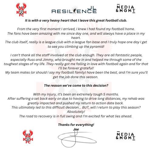 To Kidderminster …

#joeleesley #kidderminsterharriers #statement #jlresilience #mediamgmt