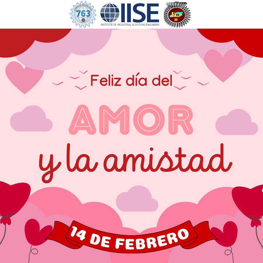 Chapter_763's tweet photo. El amor, el amor y amoooor. ❤️😍
Hoy es fecha en donde el amor esta en el
aire. 🤭
De parte del Capítulo Estudiantil 763🌐 les deseamos un ¡Feliz San Valentín!, que cupido fleche sus corazones. 😉🫰🏻
#Chapter763 #IISE #ITSPR
#SanValentin https://t.co/mDTczcmT8T