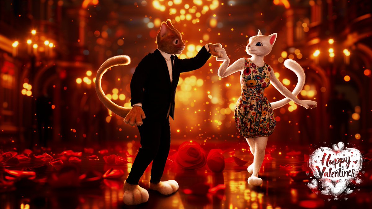 World0fC4ts's tweet photo. Meow, lovebirds!🐾
Happy Valentine's Day! 💕
On this special day, let's take a paw-sitively purr-fect break to appreciate those few little souls who elevate our hearts.😻 

Embrace the joy they bring and let's celebrate the fur-tunate bond we share.🌹
 #ValentinesDay #Pawsitively https://t.co/bxKQcMvwx9