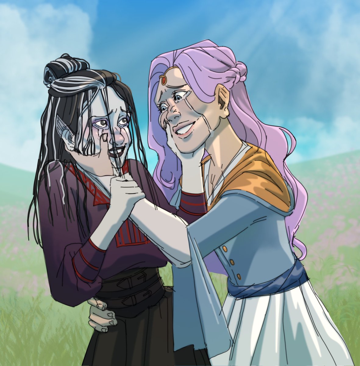 Fav couple for Valentines day. We stan Imodna in this house. #criticalrole #criticalrolefanart