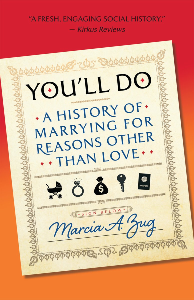 SteerforthPress's tweet photo. If you are looking for something interesting to read on Valentine's Day check out @Prof_Zug's new book YOU'LL DO: A History of Marrying for Reasons Other Than Love. If you aren't intrigued already check out Marcia's event at @PoliticsProse here: https://t.co/NhawLpqkEU https://t.co/RxvdcKLSMr