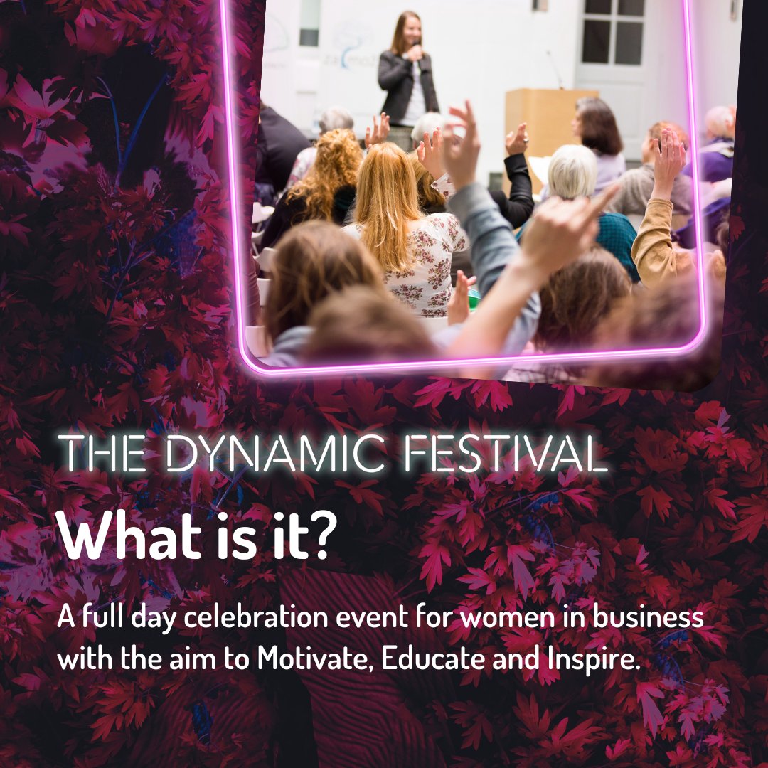 We want to celebrate women in business in their achievements and hope to inspire a new generation of strong female innovators.

Get your tickets while you can: bit.ly/3UtEnuJ

#thedynamicfestival #dynamicfestival2024 #dynamicfest #femaleempowerment #womeninbusiness