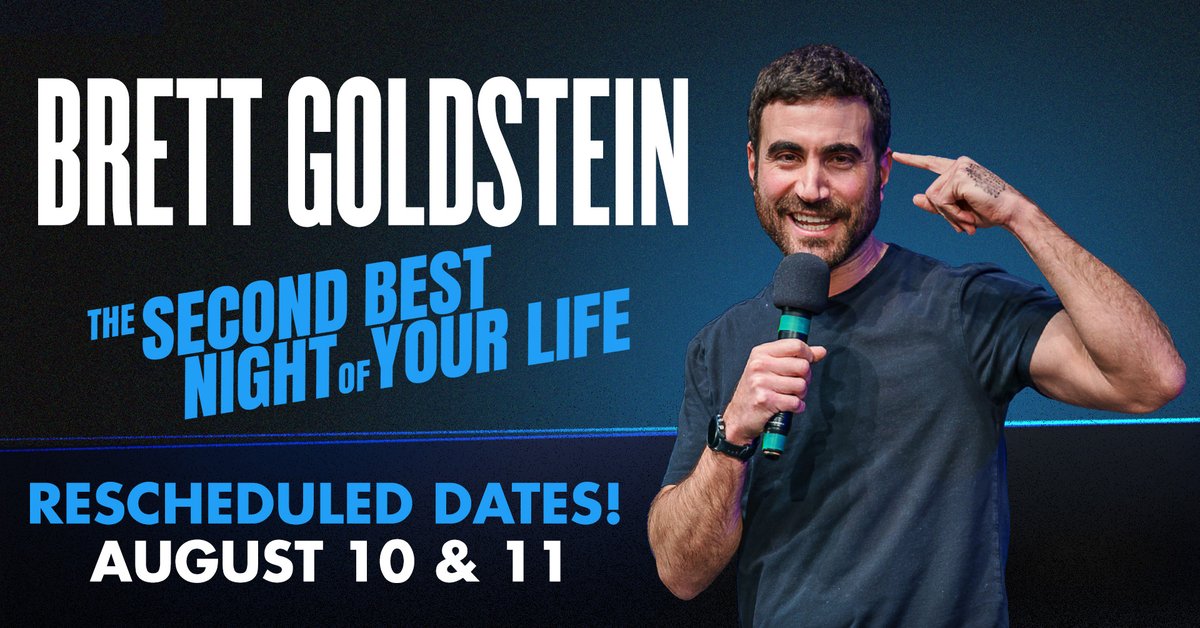 Unfortunately, due to a scheduling conflict, Brett Goldstein: The Second Best Night of Your Life originally scheduled for Thursday, March 28 and Friday, March 29 at PPAC is rescheduled for Saturday, August 10 and Sunday, August 11. Ticket holders will be emailed with more info.