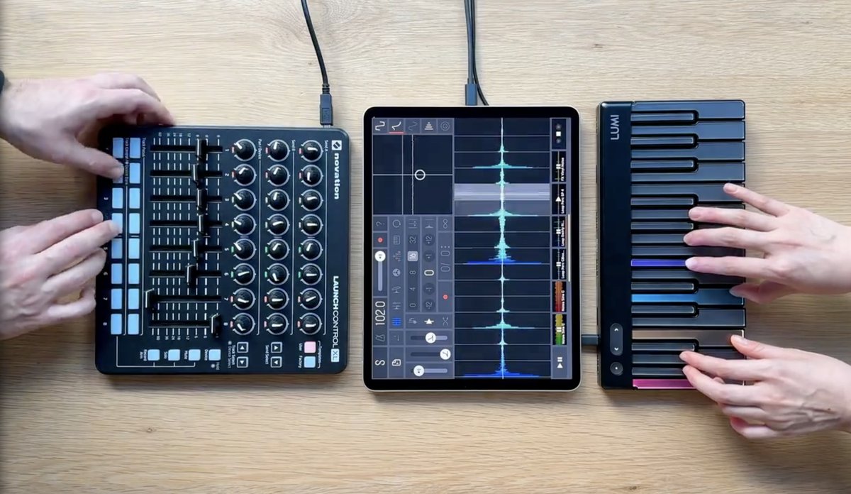 . @Samplr, one of the best iPad music apps ever, now has MIDI control cdm.link/2024/02/samplr…