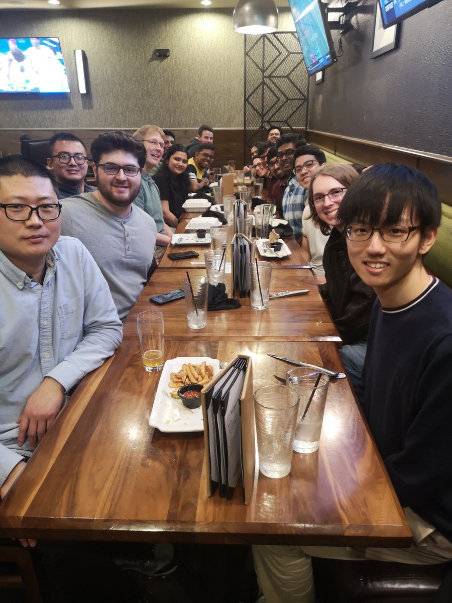 GroupGreeley's tweet image. We recently bid farewell to @Kaustubh_Savant over a hearty group dinner. We wish him luck in all future endeavors! This also provided us with an opportunity to welcome and introduce new members, Brady, Masa, and Dhruv, to the group.