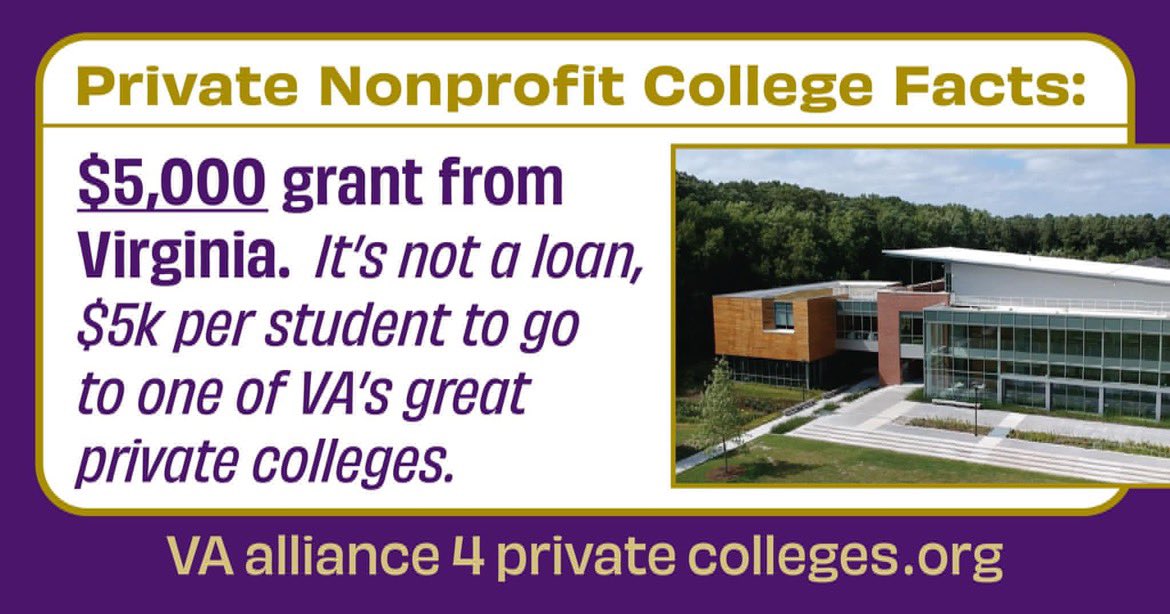 Learn more about the Virginia Tuition Assistance Grant available to private college students: bit.ly/VTAGBenefit