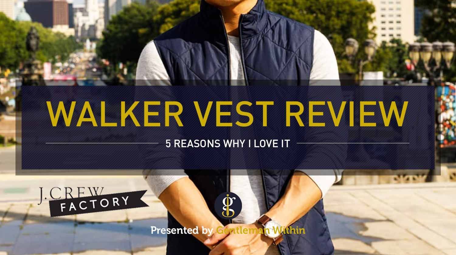 J crew store factory vest
