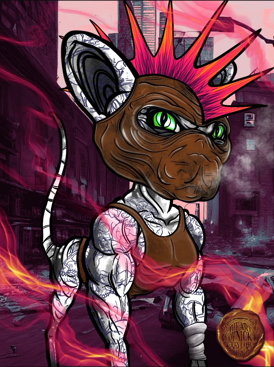 I've minted a lot of NFTs but one of my favorites is still my <a href="/ArtofNickTaylor/">ᖇ.ᗪᛤGG 🟠 NFTARMY</a> 1/1 from the @Cr00ts collection. #ANT 🔥❤️ In addition to 1/1s, Nick has his own collections which you can check out... 👇
artofnicktaylor.xyz
Join the Discord for more: discord.com/invite/D2Qr2bQ…