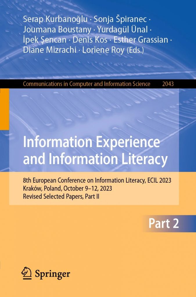 The proceedings of ECIL 2023 are now available!

Download both volumes for free for two weeks and explore the latest research in information literacy:  lnkd.in/eWmSU-Eq

#ECIL2023 #informationliteracy #informationexperience

Don't forget to follow us for more updates!