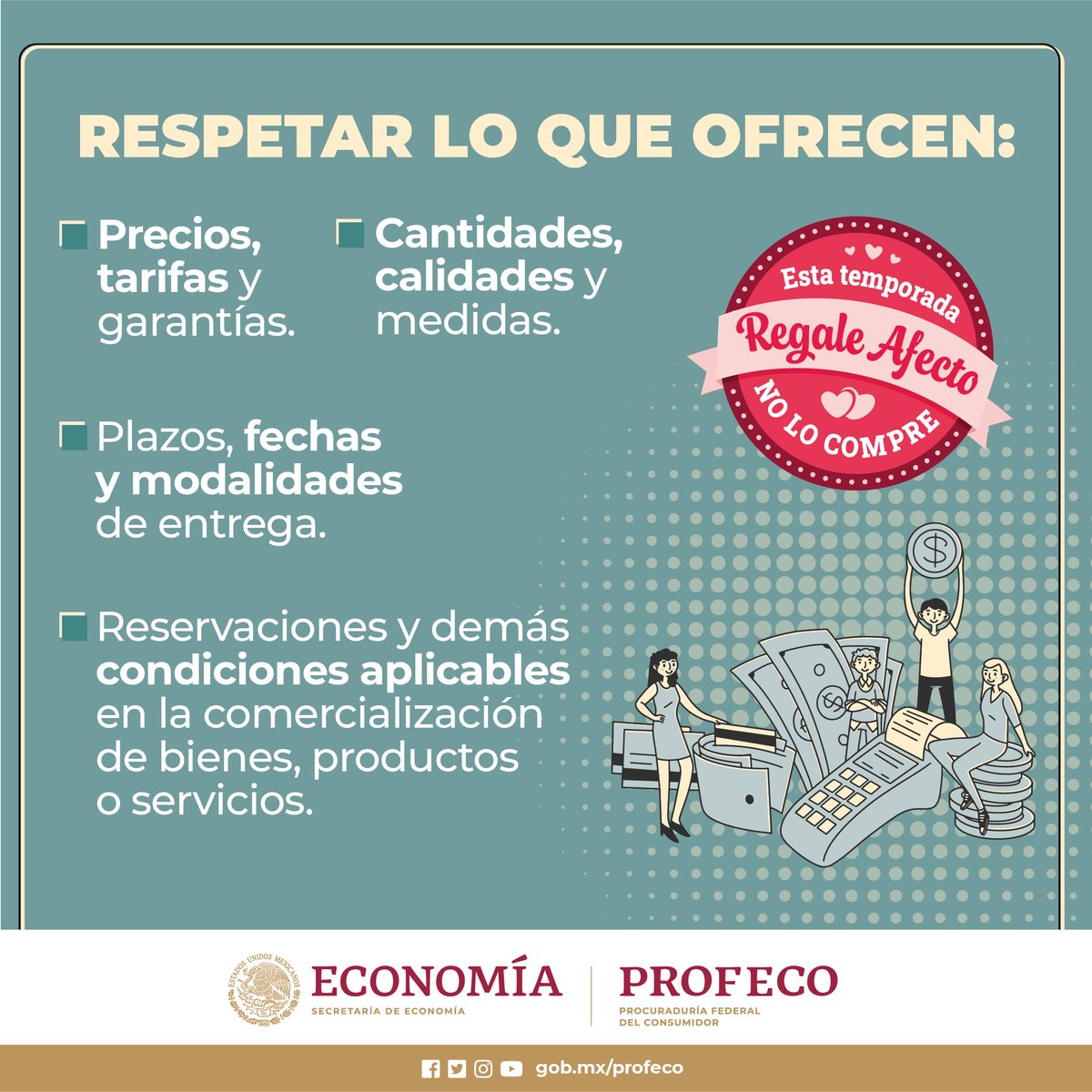 Profeco's tweet photo. 💘Este 14 de febrero #RegaleAfecto y si compras en línea, revisa que el sitio web sea seguro con el Monitoreo de #TiendasVirtuales.

📱https://t.co/V7F03rbQGY

Si el proveedor no cumple, ¡denuncia con nosotros!

📧denunciasprofeco@profeco.gob.mx https://t.co/ZpTxRYRyUF