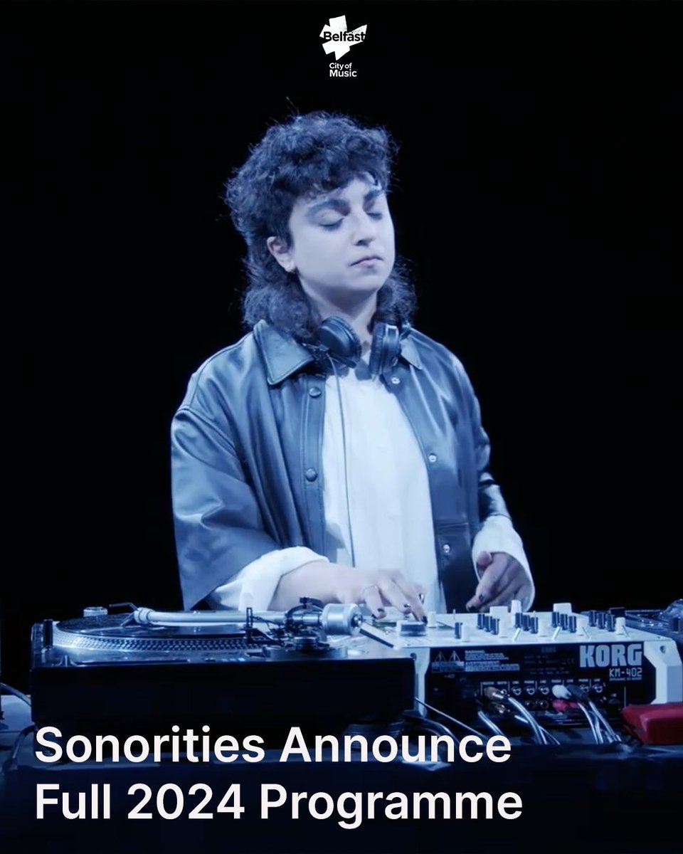 Sonorities, Ireland’s premier festival of digital and contemporary music, digital arts, sound art, video & installation, has announced its full programme for 2024 🧵 (1/6)