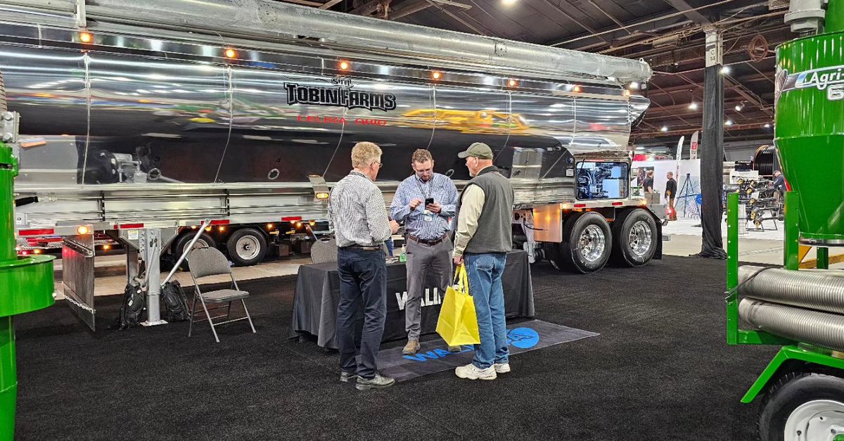 WalingaInc's tweet photo. The @kynfms in Louisville is underway! Swing by the #walinga booth this week. We can't wait to see you! #toughtobeatinthelongrun #onelegendarytrailer #grainvac #grainconveyor #grainsystems #feedtrailer #feedhauler https://t.co/5ufXSZsQoX