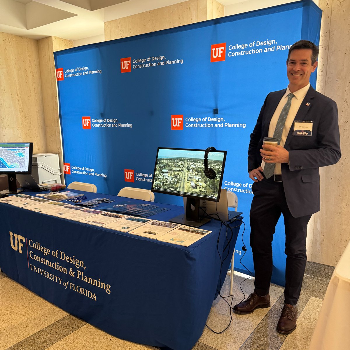 Our own <a href="/JeffCarney36/">Jeff Carney</a> is in Tallahassee for #GatorDay spreading the good word about <a href="/UF_FIBER/">Florida Institute for Built Environment Resilience</a>!

LEARN MORE HERE: dcp.ufl.edu/fiber/about/

We appreciate everything @GatorAdvocates does for <a href="/UF/">FLORIDA</a>!