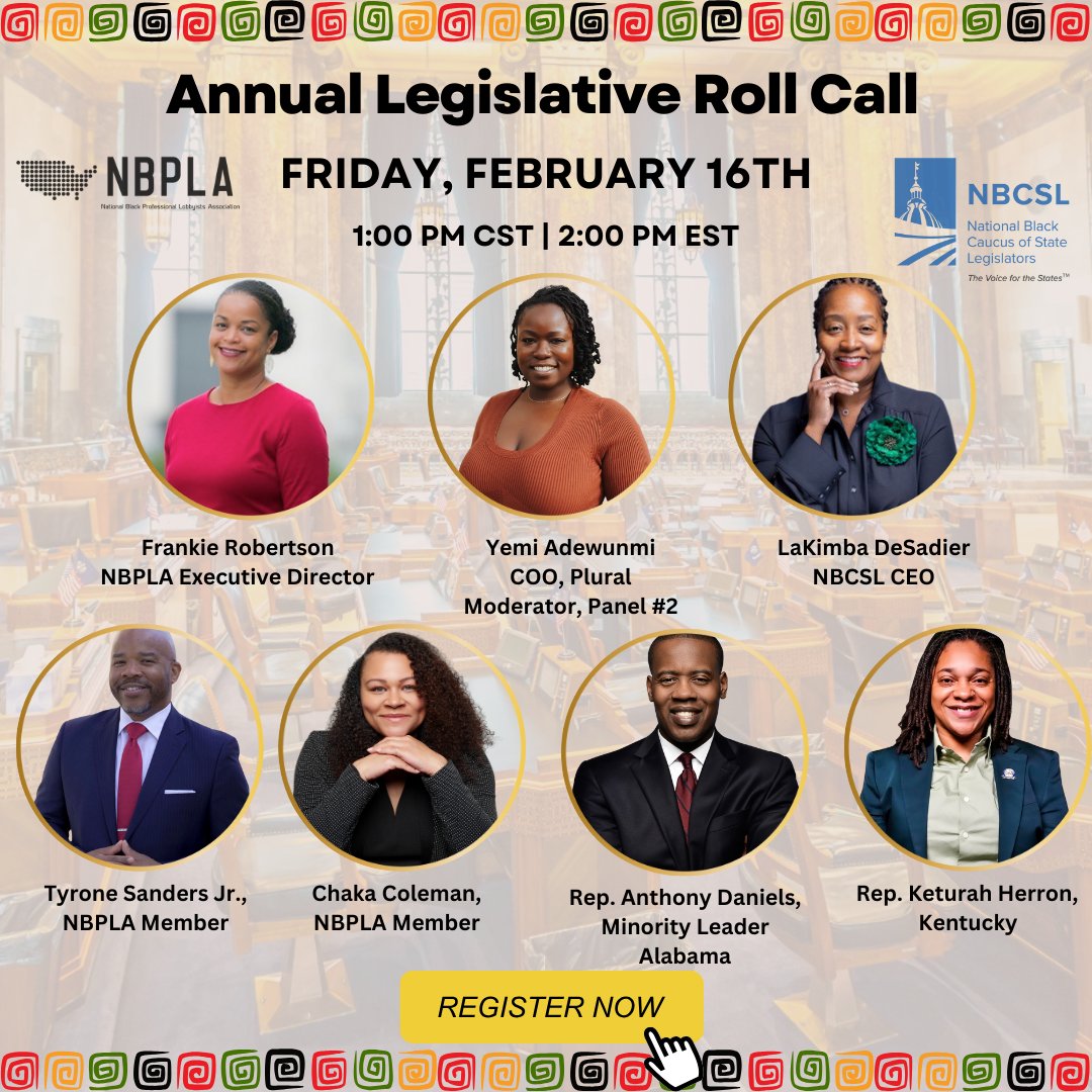 NBPLAorg's tweet photo. If you have not registered for this year's Annual Legislative Roll Call, what are you waiting for? Register to join us on Friday, February 16th by clicking the link below.  https://t.co/dgvX8lm08l https://t.co/En1IcHHazb