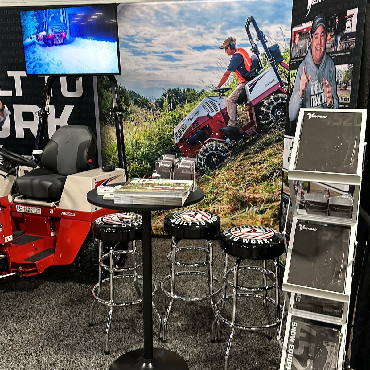 ventrac's tweet photo. Swing by the Ventrac booth (#1508) during the National Farm Machinery Show to see what sets our tractor apart! Don't miss special guest appearance from Tractor Time With Tim today at 2 PM 🌾
#Ventrac #NFMS #CompactTractor #TractorInnovation #NFMS24 #TractorTimeWithTim @KYNFMS https://t.co/NIZQlO1wfg