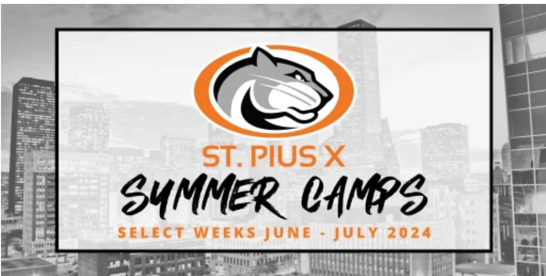 Summer Camp registration is live! stpiusx.org/athletics/summ…