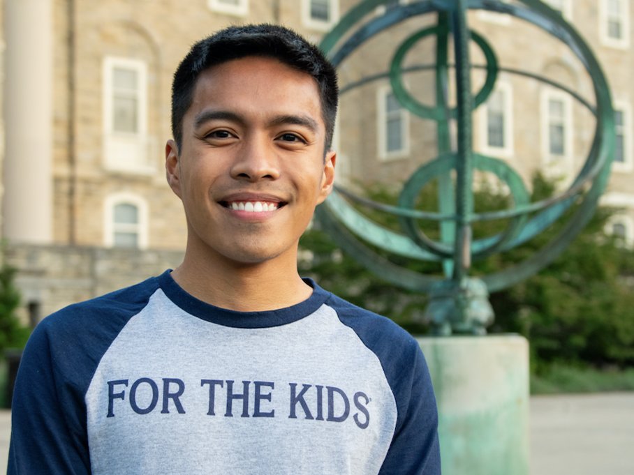 Jacob Santos, a biobehavioral health student, is serving as @THON 2024’s Entertainment Director. Santos said he is excited to bring the magic of #THON to families both in-person and virtually. Read his reflections on his journey: ow.ly/kTbE50QAIYl @pennstatehhd
