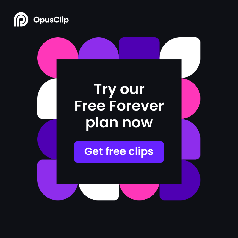 OpusClip's tweet photo. Try out OpusClip AI and turn your videos assets into ready-to-post clips, all with 1 click 🎬⚡️. Finally, a way for busy marketers to start leveraging short video.