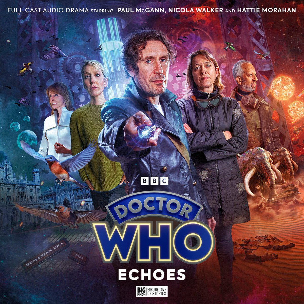 bigfinish's tweet photo. 🚨 COVER REVEAL 🚨 This May, The Doctor, Helen and Liv are haunted by echoes of the past, present and future…
#DoctorWho https://t.co/RZh8m3xzTW https://t.co/ZtbuHaSwzf