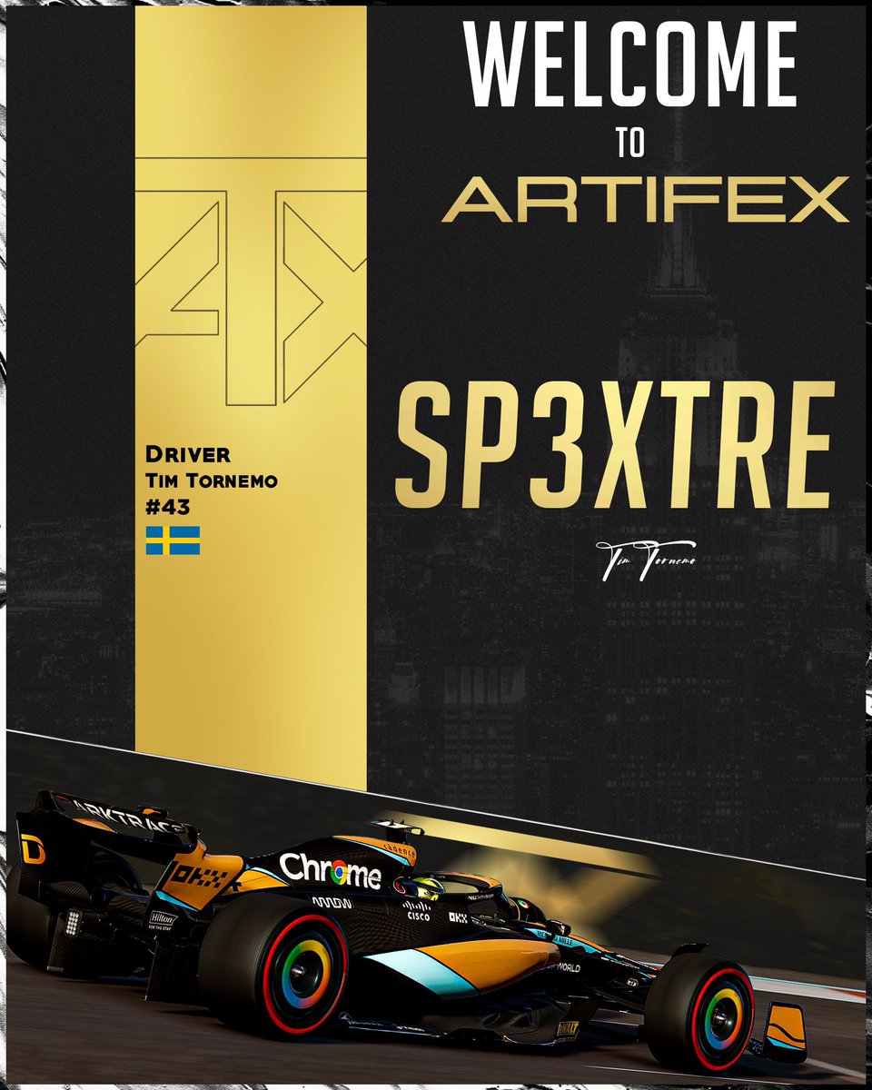 .#ATXSIM | Driver signing ✍️ 

We are thrilled to have @WOR_Sp3xtre join our PC NA roster. 

The WOR T5 driver will be a great asset to our growing roster with his pace and talent. 

Welcome Tim 🇸🇪