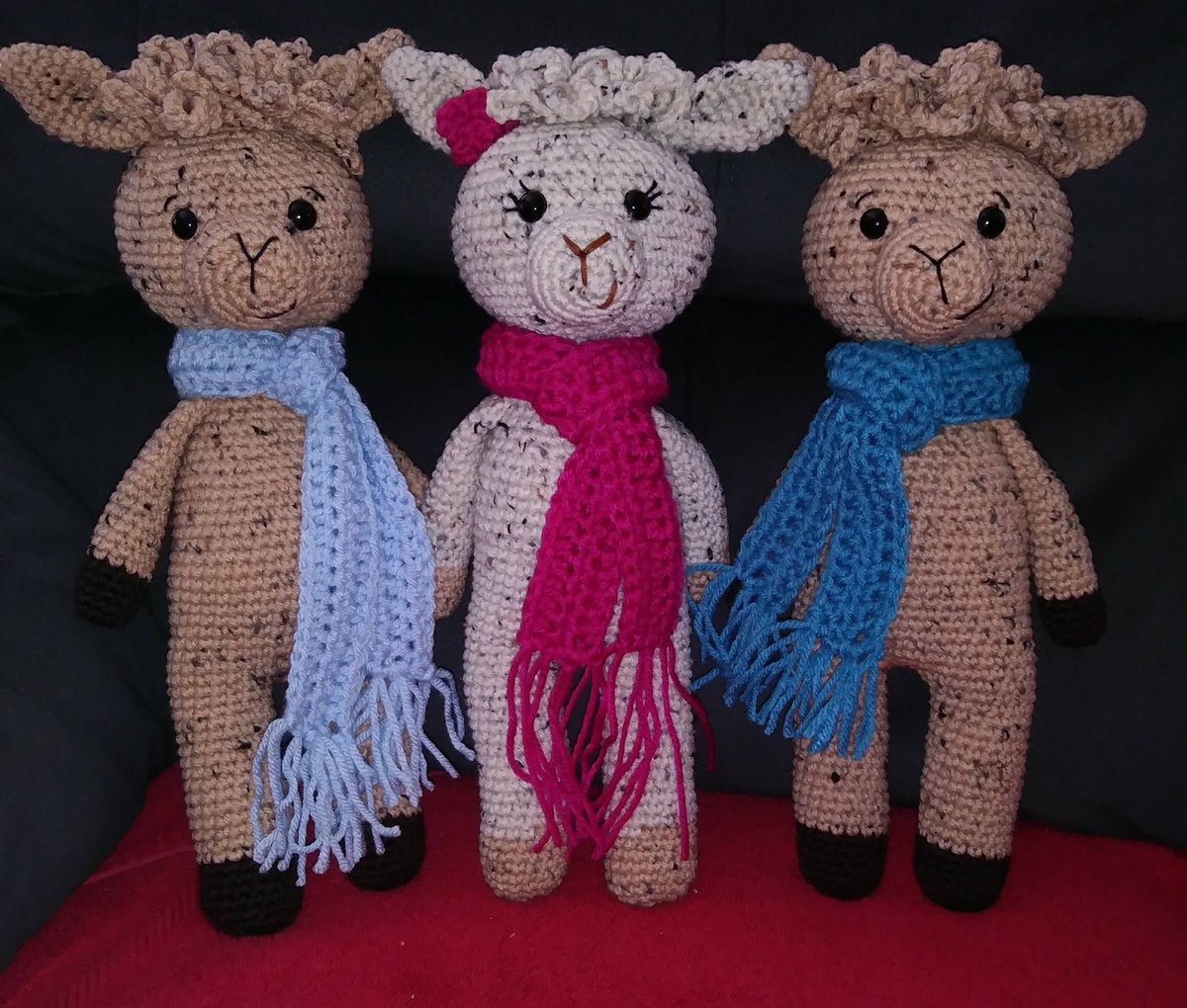 crochetmagick's tweet photo. No drama here, but there are llamas! Happy Valentine's Day!

#ValentinesDay #giftidea #Easter #nodramallama #llama #crochet #amigurumi #LoveIsInTheAir #love #crochetmagickbywendy #stuffedanimals #handmadegifts #handmade #adorable #Iwantoneformyself https://t.co/B9m8RIbH0n
