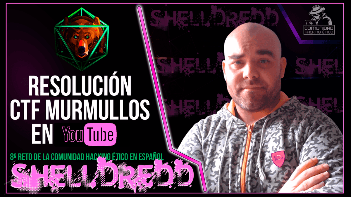 MisterWh1t3's tweet image. 🔴Traemos Nuevo Vídeo 

En esta ocasión el compañero @ShellDredd nos trae el #OCTAVO #RETO de la serie iniciativa CTF

Además de la resolución de la máquina y la edición del vídeo. 🤯🤯🤯

Os dejo el enlace en el primer comentario: 👇👇👇