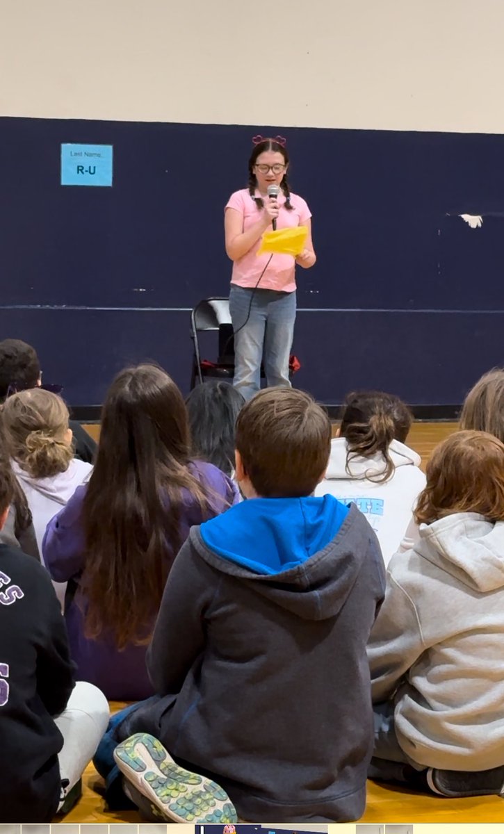 jenniferchimmy's tweet photo. Kudos to our student speakers in our 5th grade assembly today! https://t.co/qJL1uQPYEB