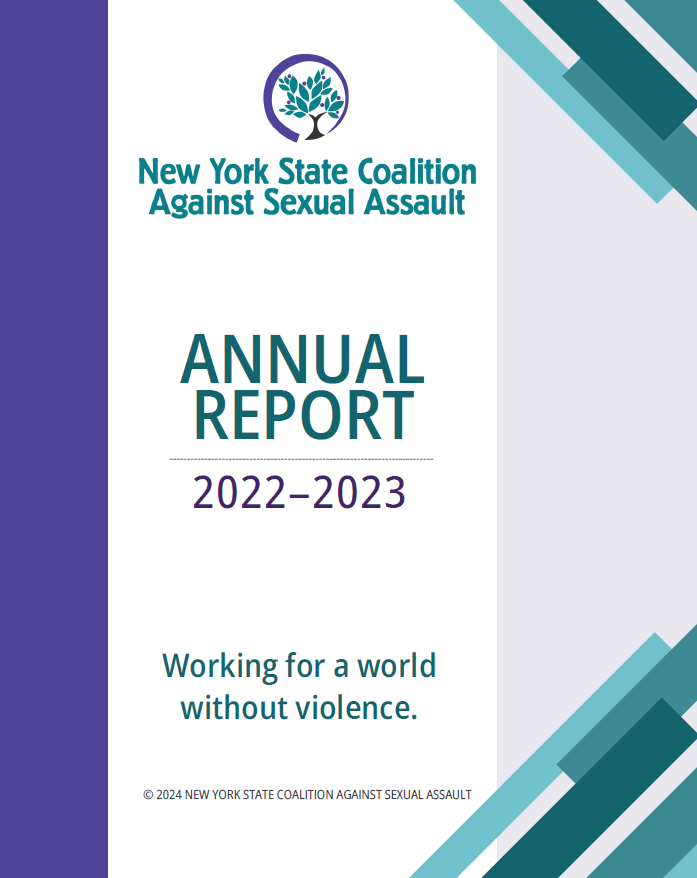 NYSCASA is thrilled to release our 22-23 Annual Report! The report reflects on the accomplishments, challenges, and highlights of our Coalition's work from 2022-2023. We are grateful to those committed to ending sexual violence for all. nyscasa.org/2022-2023-annu…