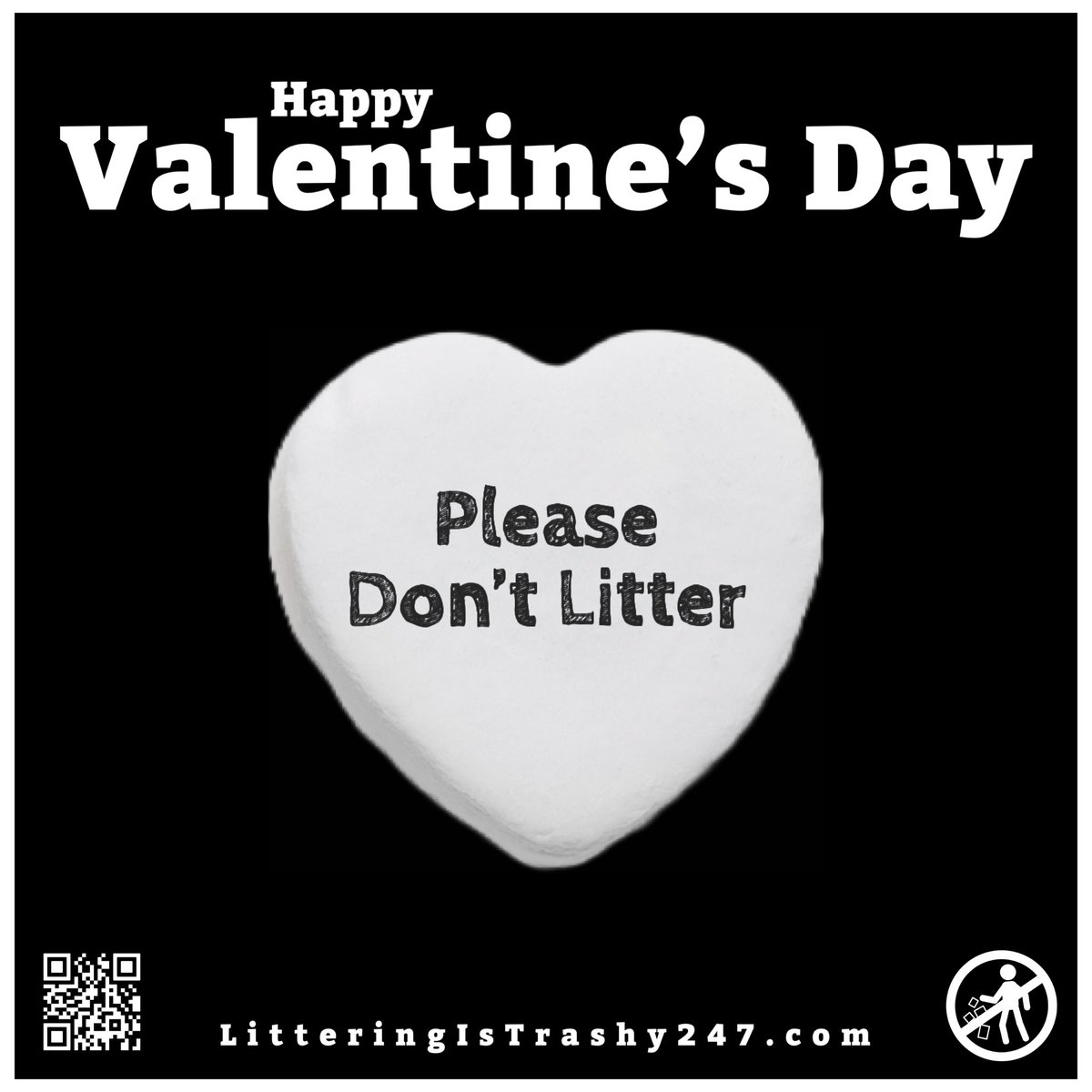 Happy Valentine’s Day!
Please Don’t Litter!
💝🤍🍫🚯

#HappyValentinesDay
#LitteringIsTrashy
#KeepingActive
#LitterCleanup 
#MentalHealth
#PlasticWaste
#StopLittering
#TeamLIT247
#LitterPicking
#Community
#Littering
#Litter