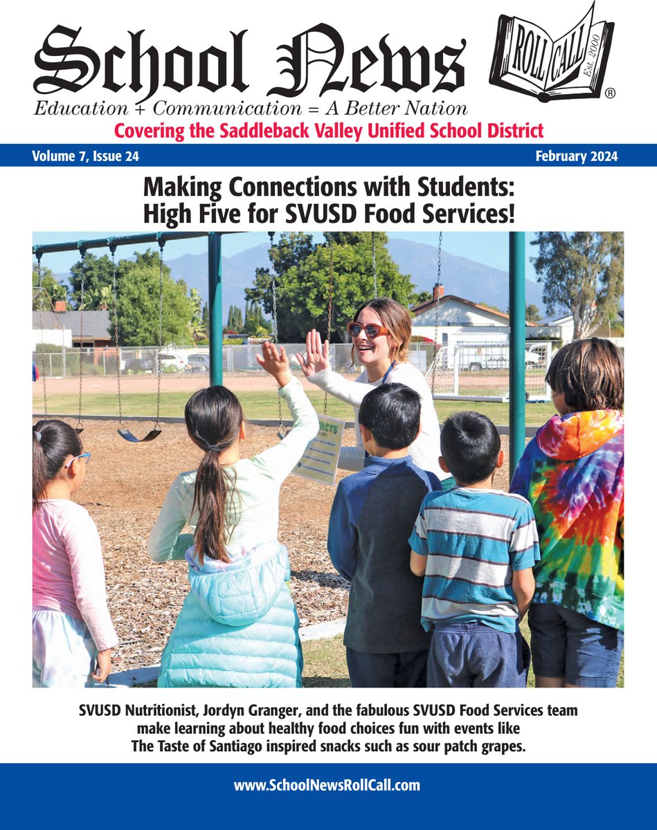 Want to know what's happening this school year at SVUSD? School News Roll Call has you covered! View the February 2024 edition of the magazine to see an update from each of our schools and our district departments. Link in bio.