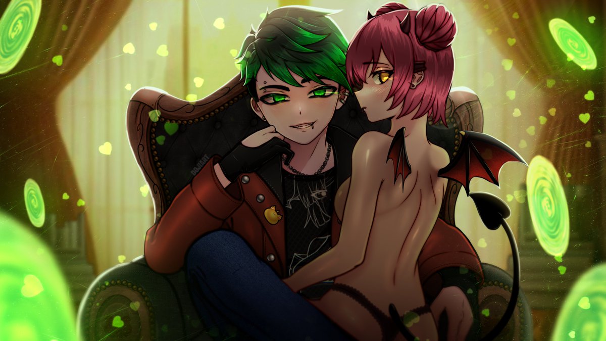 dojiart's tweet photo. ♥¡Feliz San Valentín!♥ con @DiablilyVT | NSFW SOFT🔞
#VTUBER #IlustraciónDigital #ArteVirtual #ValentinesDay #DigitalArtists #twitch #anime #manga #art #SanValentin #DiablArt https://t.co/BK3gM5AnzB