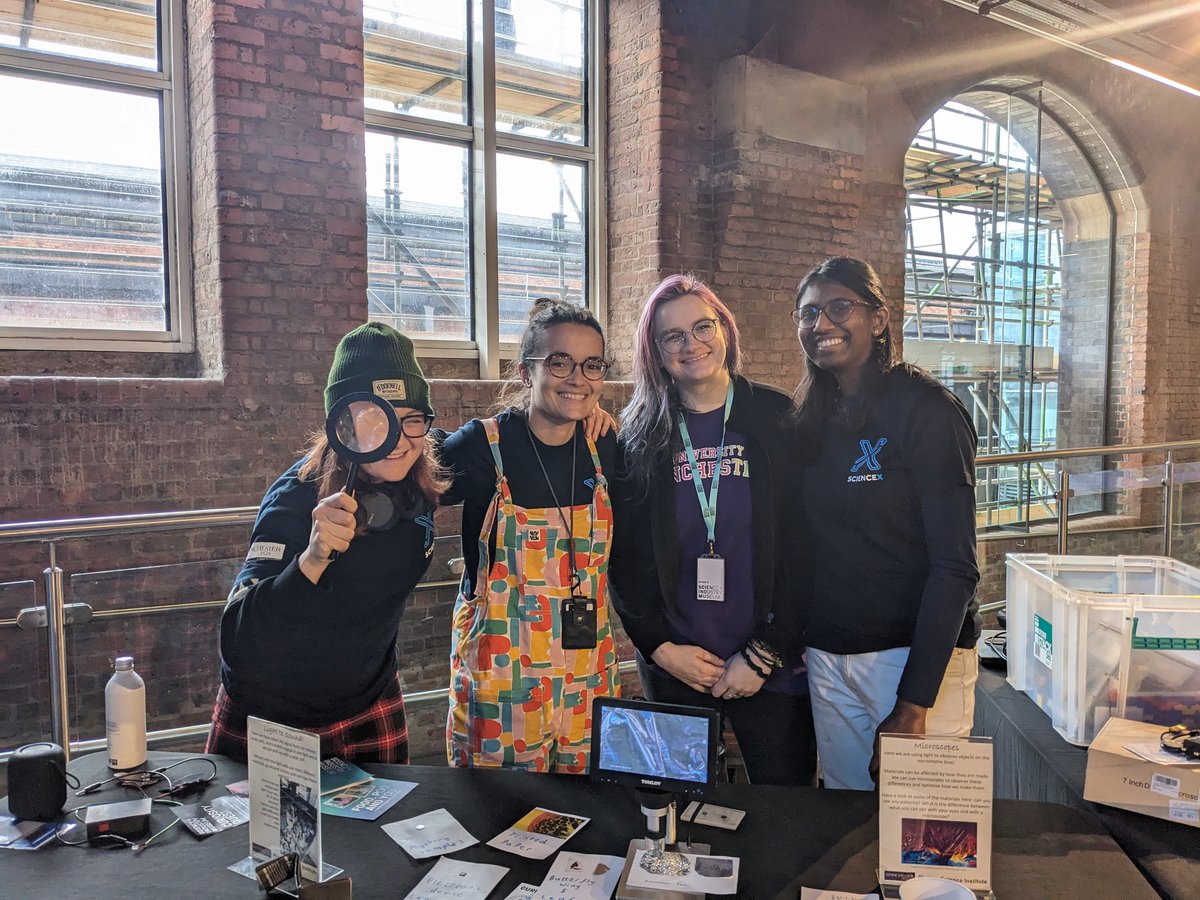 NameProgramme's tweet photo. Great collaborative effort with @NameProgramme and @PSI_UoM at @sim_manchester February half term event- demonstrating everything from ion implantation to atomic force microscopes! Hundreds of families engaged and smiles all round 😀 https://t.co/UoFUDhmcTy