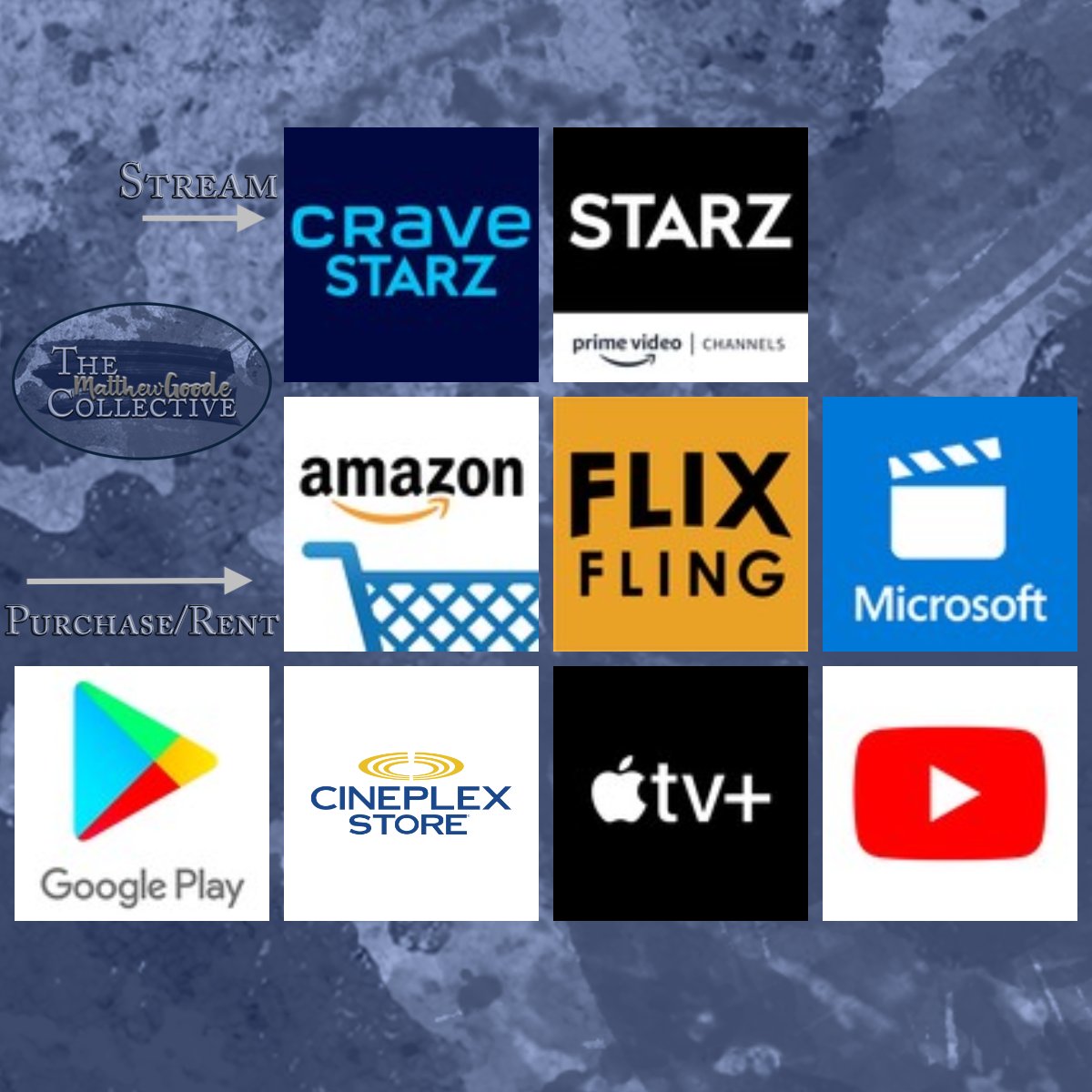 GoodeCollective's tweet photo. 3/4

Canadian Residents You can watch/stream/purchase/rent the film on:

#Amazon #AppleTV #Crave via #Starz, #FlixFling #GooglePlay #MicrosoftStore #YouTube
#MatthewGoode #TheMatthewGoodeCollective #AmyAdams https://t.co/HRZiJTyGbb