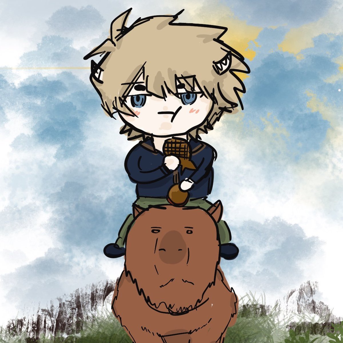 Fuwadaiji's tweet image. ♭ ♮ ғᴜᴡᴀᴅᴀɪᴊɪ
ᴍᴀɪɴ : @Fuwadaiji
sʜᴏᴘ / ʜᴀɴᴅᴍᴀᴅᴇ ɴᴏᴛᴇʙᴏᴏᴋ : @PeppersPapers
ᴡᴀᴛᴇʀᴄᴏʟᴏʀ ᴀʀᴛᴡᴏʀᴋ : @Fubugetsu
ᴅɪɢɪᴛᴀʟ ᴀʀᴛᴡᴏʀᴋ : @_Mahoutzukai
ᴘʜᴏᴛᴏɢʀᴀᴘʜʏ : @SilentoKuri
ᴄᴏғғᴇᴇ sʜᴏᴘ : @PeppersCafeTH