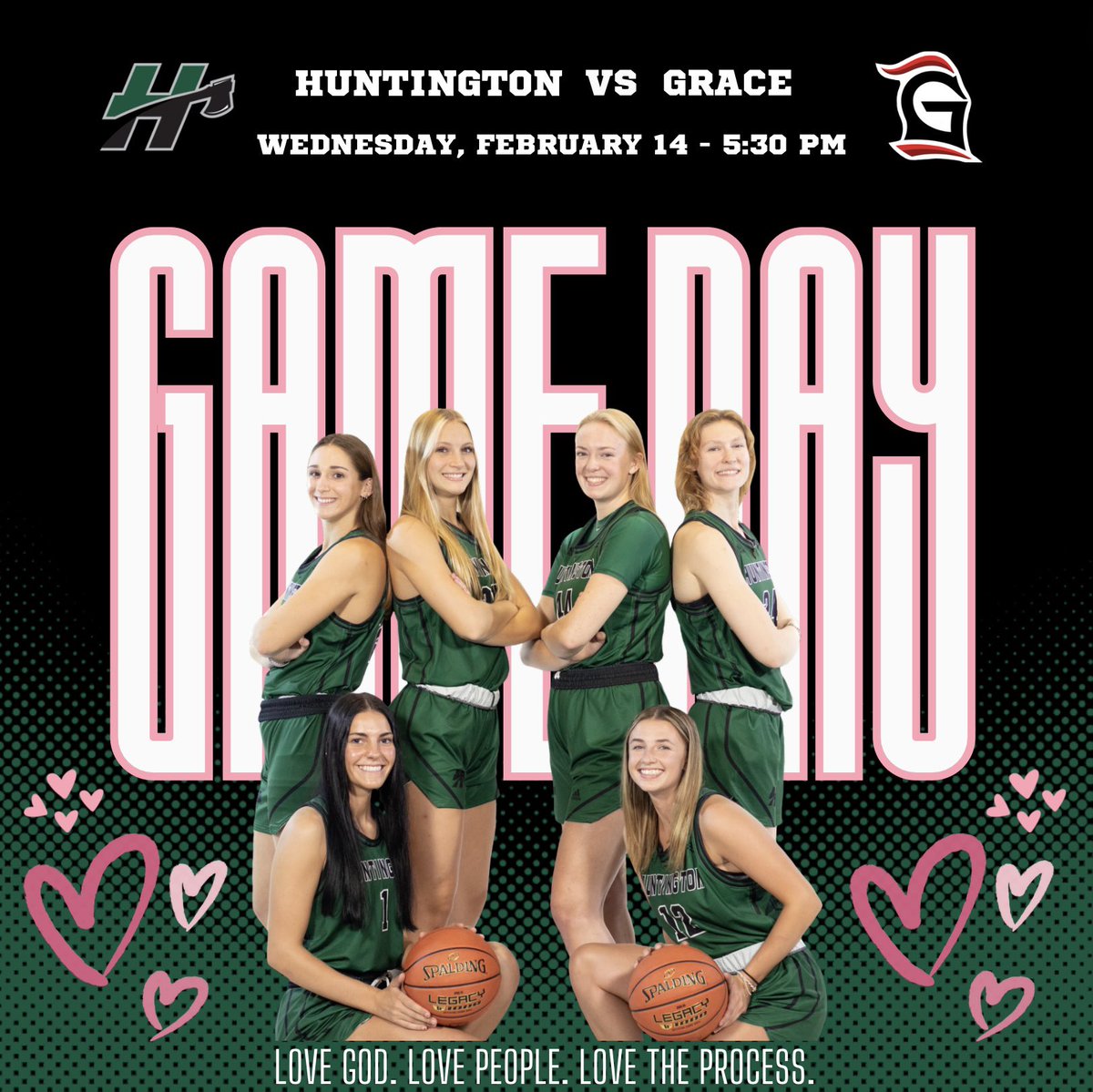 Happy Valentine’s Day and GAME DAY!! 🩷
Today we will be hosting Grace College at 5:30pm. Come out and show your support for the Foresters!  #chopchop

📍Platt Arena, Huntington, Ind.

📺bit.ly/3vPmI6A
📊bit.ly/3ONDWrB