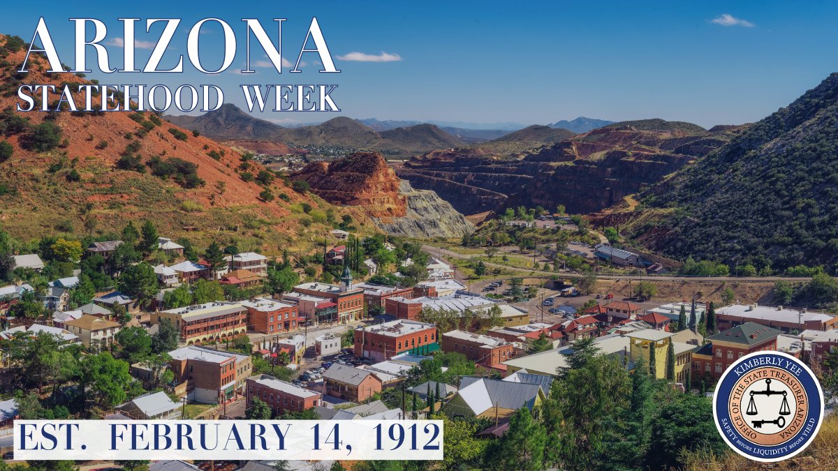 Arizona ‘C’ of the Day: Since 1910, Arizona has been the leading producer of #Copper in the United States, making over 60% of all the copper in the country. Two of the three operating copper smelters in the U.S. are located in Arizona! #AZStatehoodWeek | @AZTreasurerYee