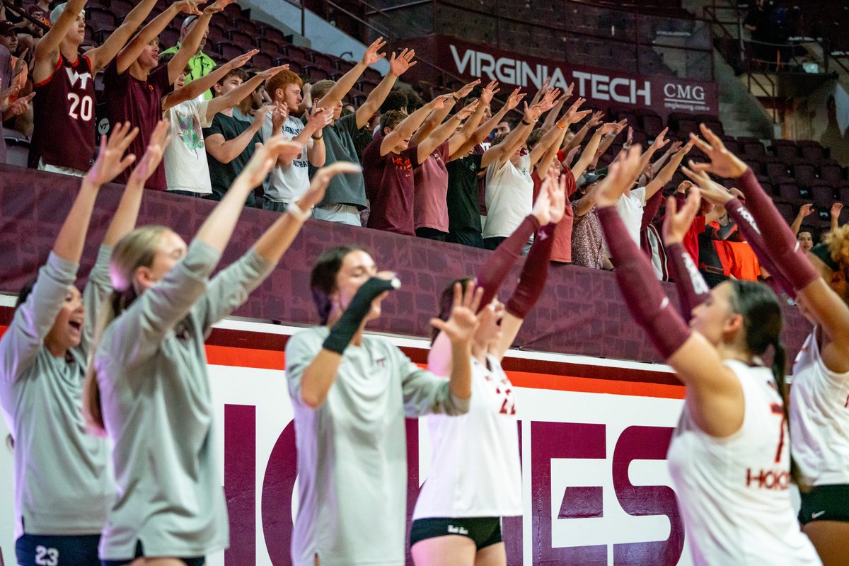 Virginia Tech Volleyball tweet media