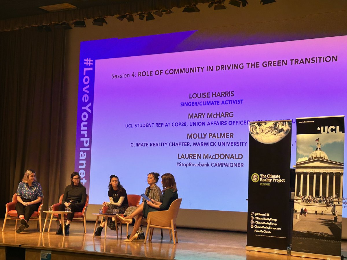 Incredible activist panel at #LoveYourPlanet this afternoon, Lauren McDonald: “there is so much power in grass roots committees to enact change”