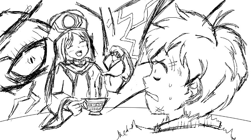 自分が作ろうとしている創作漫画「ソウルフォージ」の面の悪役「混沌の魔女アルテナ」、その新規イラストの原画集を紹介するドン！！