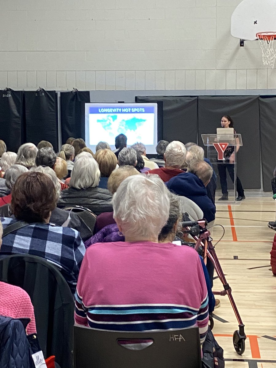 Today @MIRAMcMaster is with @GERAScentre @Mac_AgingNews @p_hewston at the Burlington @ymcahbb to share information about healthy living as we age. Excited to share our research with the big crowd today!