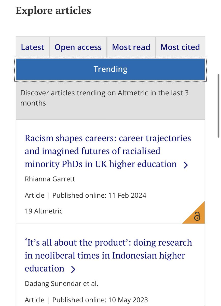 OTEslpIy_net's tweet photo. We are TRENDING! 

This article can help universities:
 
✔️ Meaningfully increase diversity 
✔️ Implement cultural change 
✔️ Uplift minoritised academics and future leaders of education

https://t.co/suyAzirXCY https://t.co/kC0mRAWaDe