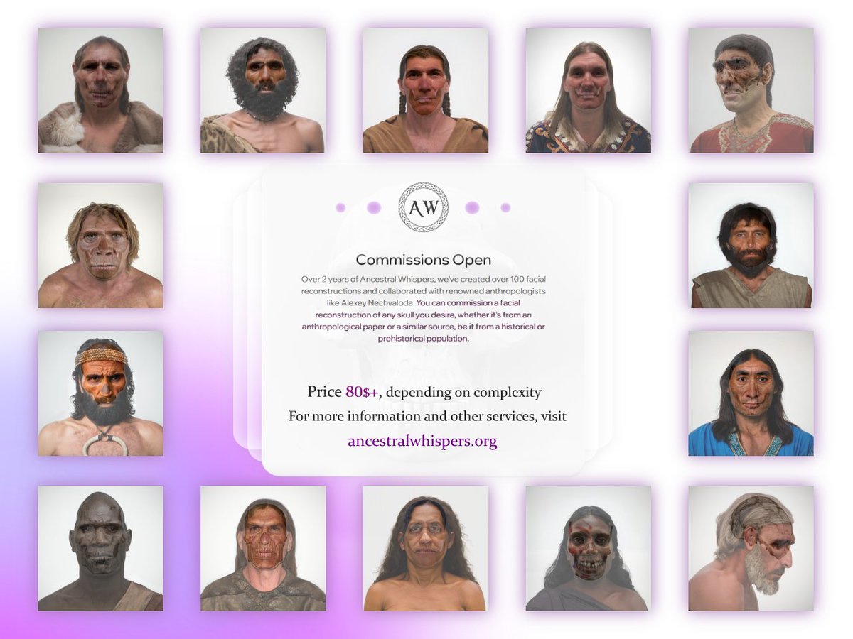 nrken19's tweet image. Happy to announce that I'm an associate of Ancestral Whispers:
Ancestral Whispers is ready for your reconstruction and map commissions! With 2+ years' experience, 100+ works, & collaboration with anthropologist Alexey Nechvaloda. DM for info or visit ancestralwhispers.org