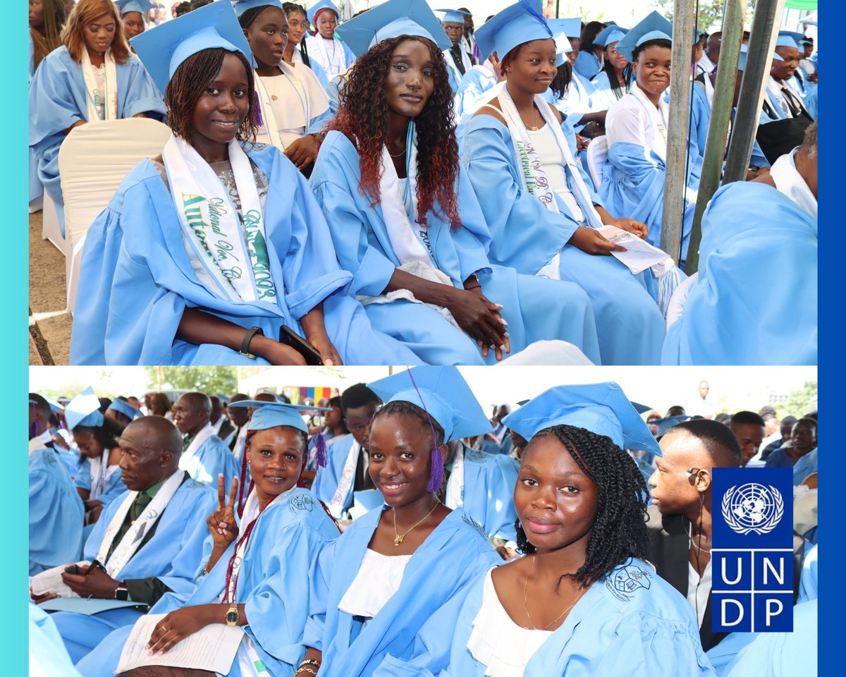 UNDPSierraLeone's tweet photo. Congratulations to the 80 young women who have successfully finished their training in traditionally male fields at #AFTEC. This training is part of @UNDPSierraLeone's efforts towards promoting youth employment & entrepreneurship.
@FredAmpiah @ahunnaeziakonwa @AhmedAtataMans https://t.co/RhYvPd2Bfz