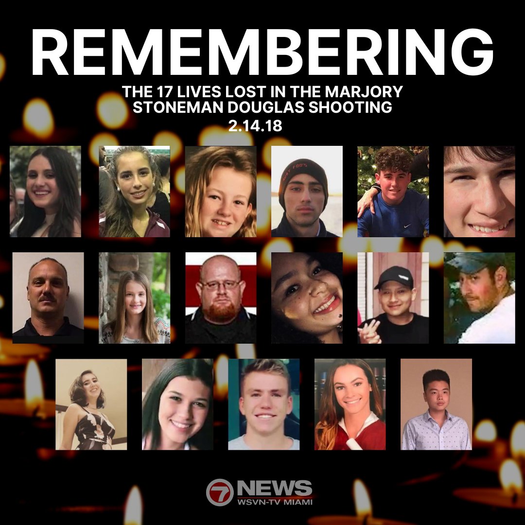 REMEMBERING PARKLAND: Today marks six years since the Marjory Stoneman Douglas High School shooting. wsvn.com/news/local/the…